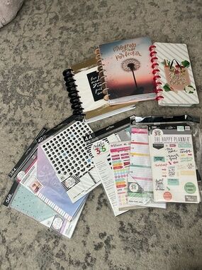 The Happy Planner Home Office Planners - Pink, Gold, Black, White